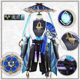 Genshin Impact Scaramouche Wanderer Cosplay Costume Halloween Balladeer