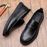 Genuine Leather Loafers Men New Comfy Men's Boat Flats Fashion Brand Style Man Casual Shoes Versatile Dress Footwear Drive Shoes