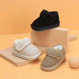 Genuine Leather Winter Baby Shoes Warm Plush Toddler