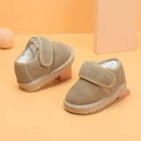 Genuine Leather Winter Baby Shoes Warm Plush Toddler