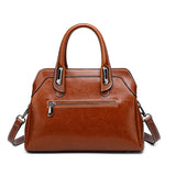 Genuine Leather Women Handbag Top Handle Shoulder Cross