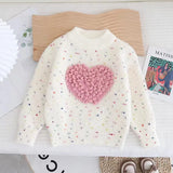 Girls Sweater Autumn Winter Pullover for Kids 2023