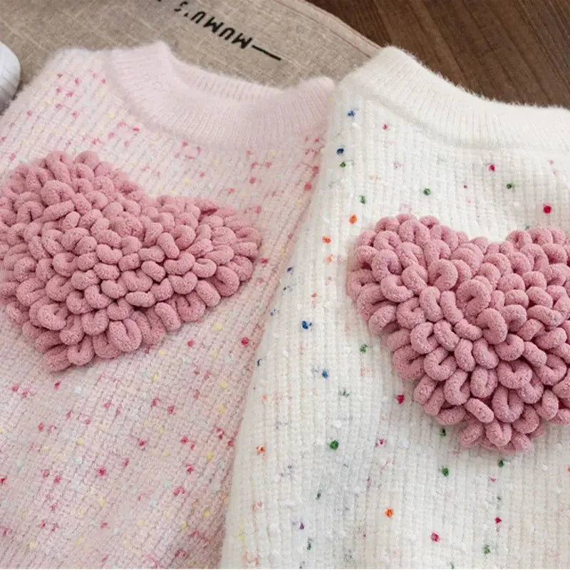Girls Sweater Autumn Winter Pullover for Kids 2023