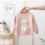 Girls' Sweater Rabbit Fashionable Little Girls' Winter and
