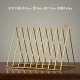 Gold Modern Magazine Racks Small Metal Computer Desks