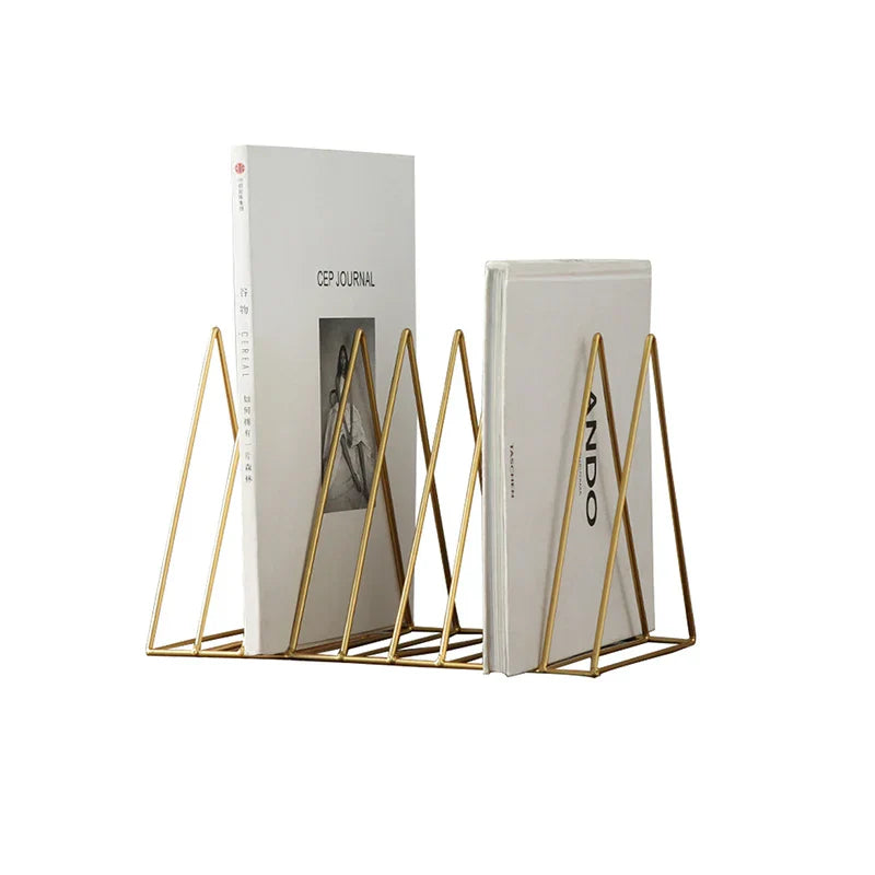 Gold Modern Magazine Racks Small Metal Computer Desks
