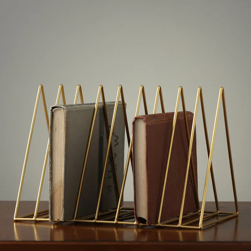 Gold Modern Magazine Racks Small Metal Computer Desks