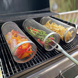 Grate Outdoor Round BBQ Campfire Grid Stainless Barbecue