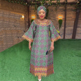 HD New African Clothes For Women Traditional Embroidery