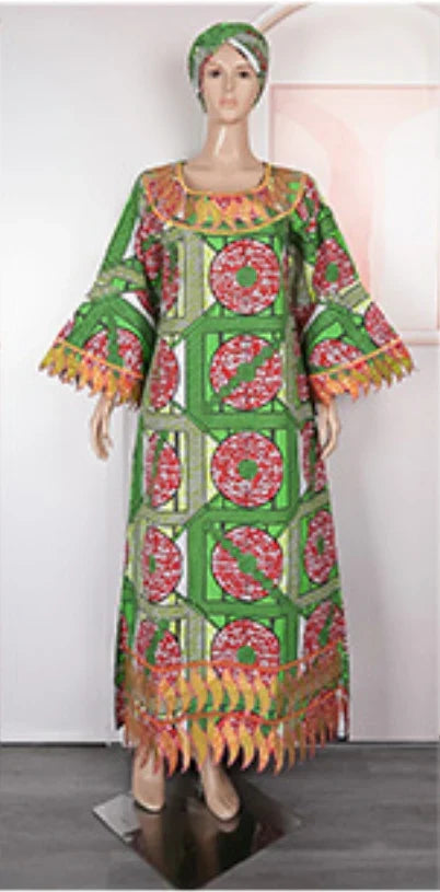 HD New African Clothes For Women Traditional Embroidery