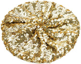 Women's Fashion Fun Sparkle Sequins Shimmer Stretch Beret