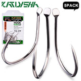 KATYUSHA 50Pcs Jigging Fishing Hooks Size 1/0-2/0-3/0-4/0-5/0# Slow