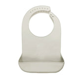 1 Pc Waterproof Adult Mealtime Anti-oil Silicone Bib