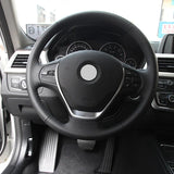 Car Carbon Fiber Interior Steering Wheel Decorative Frame
