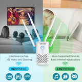 AC1200 WiFi Range Extender Wireless WiFi Repeater Router