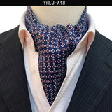 Men Vintage Polka Dot Wedding Formal Cravat Ascot