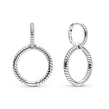 Original 925 Sterling Silver Sparkling Double Freshwater Cultured