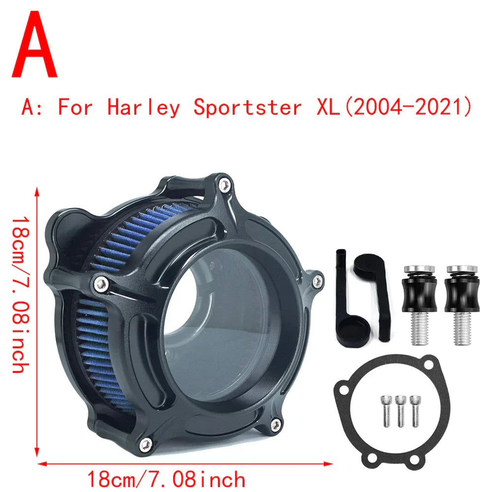 RSD Turbine Clarion Air Cleaner Matte Black Intake