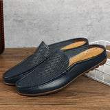 Italian Shoes Men Luxury Genuine Leather Loafers Moccasins