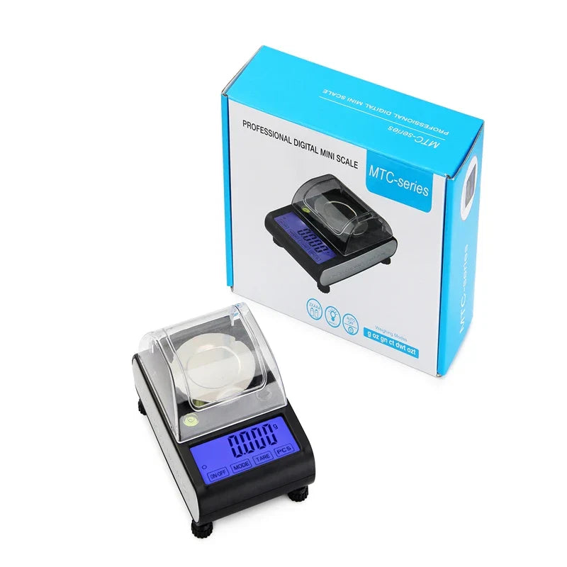 50g 0.001g LCD Touch Digital Milligram Scale Jewelry