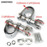 1-1/4" Chrome Motorcycle Highway Foot Pegs for Harley Chopper