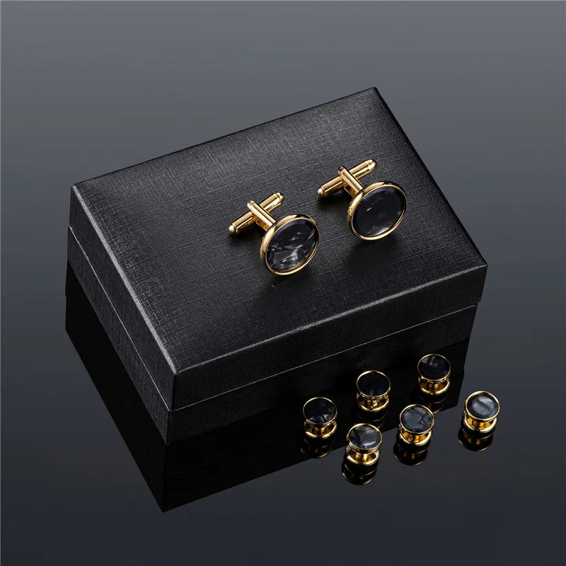 Metal Cufflinks For Mens Luxury Quality Vintage Man