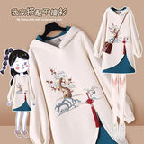 Winter Plus Size Dress Womens Chinese Traditional Style