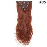 S-noilite Synthetic 24inch 140g 8PCS/set Clip In On