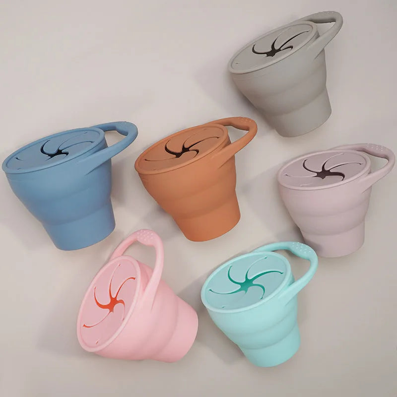 BPA Free Kids Silicone Food Storage Box Solid