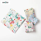 1 Set Women Printed Handkerchief Cotton Scarf For