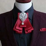 Handmade British Style New Diamond Bow Ties for