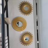 Gold Mirrors for Wall Decor Set of 3