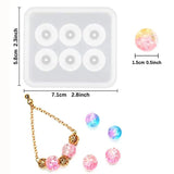 Round Square Faceted & Oval Beads Silicone Casting