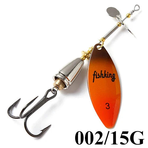 FISH KING 15g Spinner Artificial Bait Fishing Lure