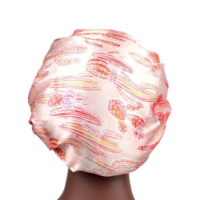 Wide Dome Satin Bonnet For Women Silky Head