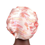 Wide Dome Satin Bonnet For Women Silky Head