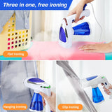 Foldable Garment Steamer 1600W Powerful Handheld Steam Iron