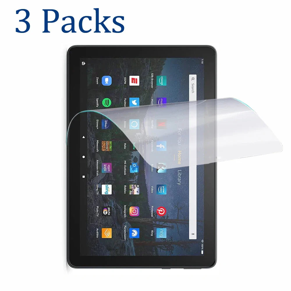 3-Pack soft PET screen protector for Kindle fire
