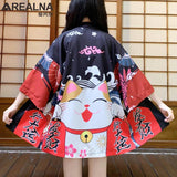 Japanese Kimono Traditional Clothing Crane Carp Anime Kimono