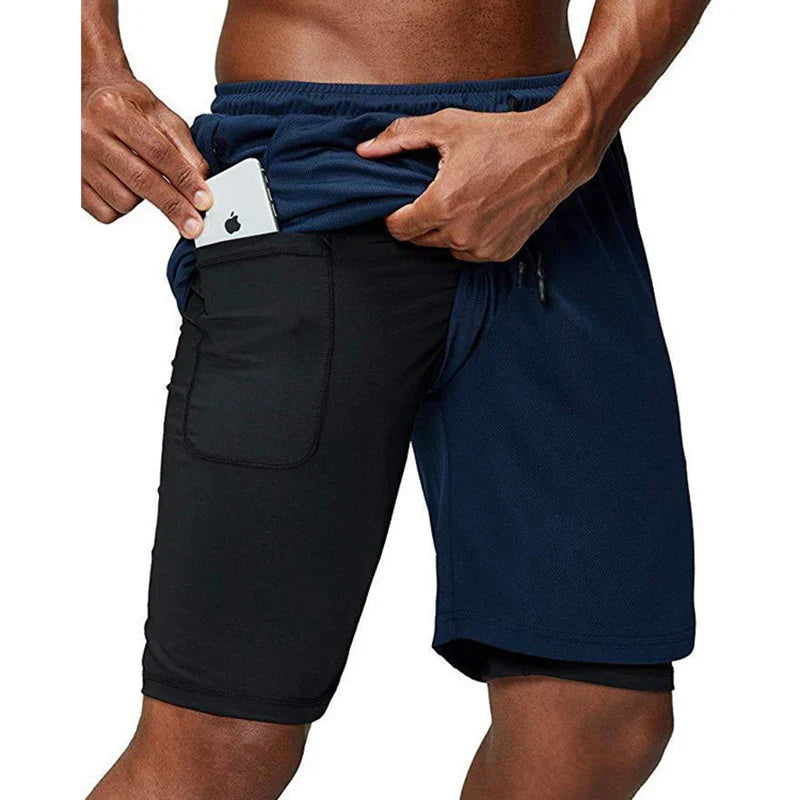 2024 Newest Running Shorts Men 2 in 1