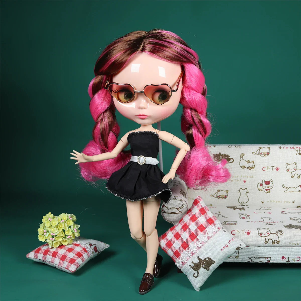 ICY DBS Blyth Doll 1/6 bjd pink brown