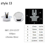 100pcs Various Sizes Wheel Rivets Nuts For Rim