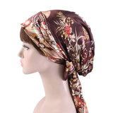 New Women Satin Night Sleeping Cap Head Wrap