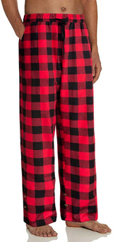 2020 Men’s Casual Cotton Pajama Pants – Soft Plaid Sleepwear