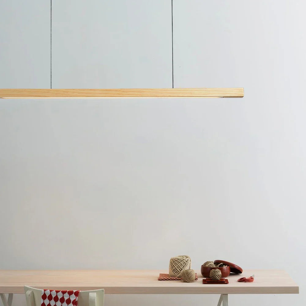 Wooden Pendant Lights Hanging Lamp Modern Table LED