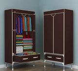 Non-Woven Fabrics Wardrobe Coffee Fabric Closet Portable Folding