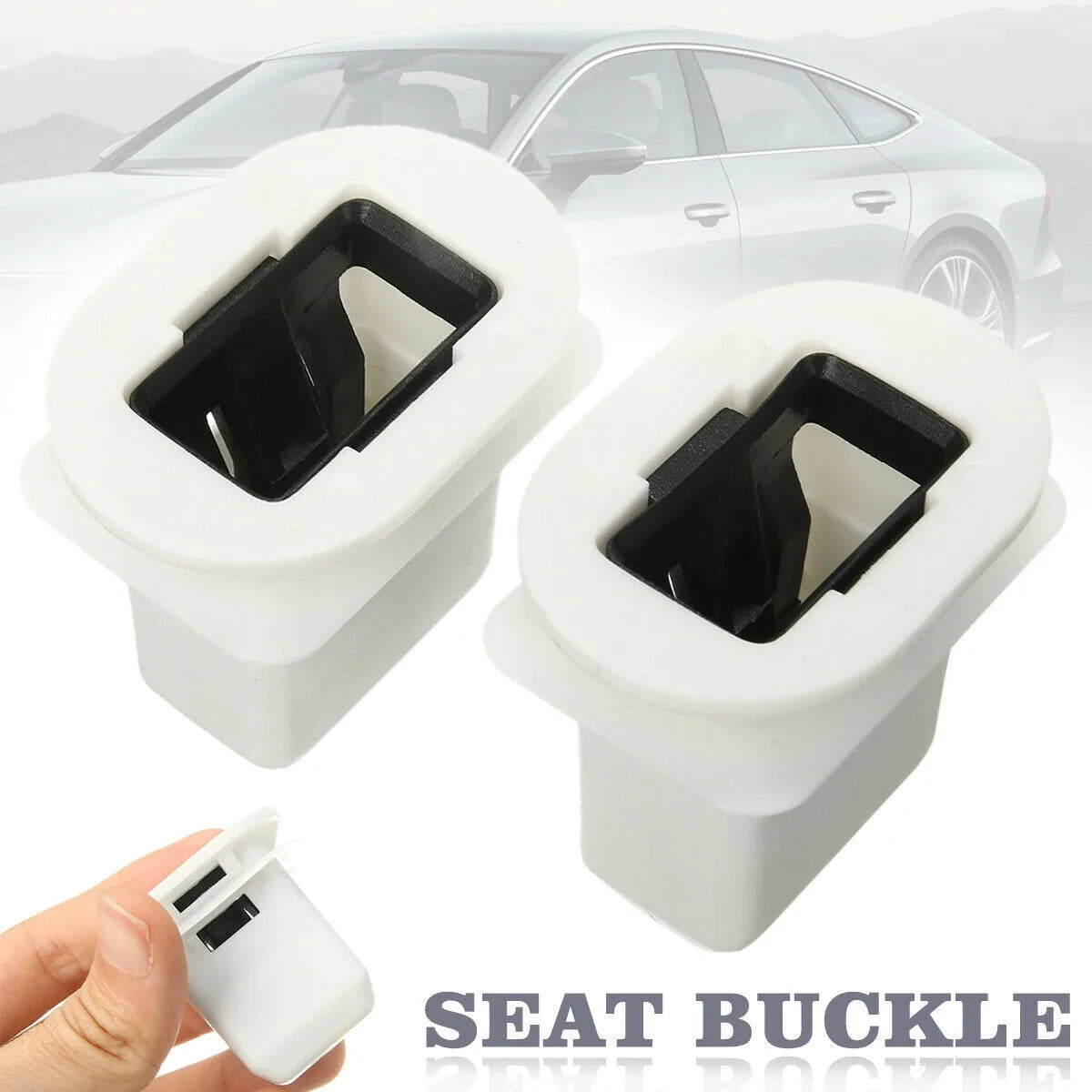 2pcs Plastic Rear Seat Bench Bracket Clip