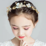 New Silver Color Gold Handmade Headbands Pearls Crystal