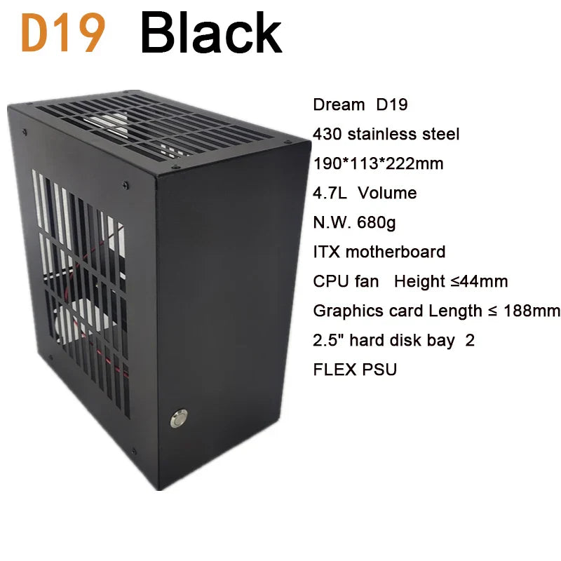 K39 D19 A39 HTPC Mini ITX A4 Chassis