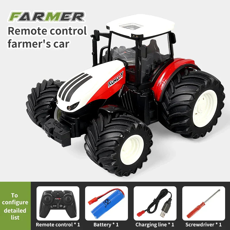 RC Farm Tractors Car Trailer 2.4G Radio Controlled